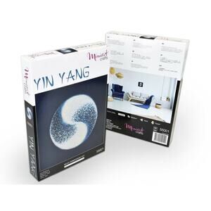 Miniart Crafts 55001 YIN YANG Bead Embroidery Kit Handmade Art Home Decor